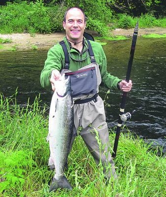 Pesca de Salmón en el Esva, Coto de Piedra Blanca